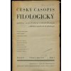 Český časopis filologický - společný orgán Jednoty českých filologů a Klubu moderních filologů, ročník II., 1943