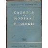 Časopis pro moderní filologii 1954  roč. XXXVI. 4 sešity