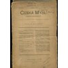Česká mysl - časopis filosofický, ročník IV., 1903