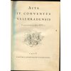 Acta IV. conventus Velehradansis