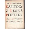 Kapitoly z české poetiky. Díl 1-3, Jan Mukařovský, 1948