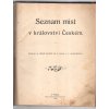Seznam míst v království českém, 1913