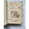 Biblia Sacra Vulgatae Editionis - Sixti V, Pont. Max. ivssv recognita atque edita  1669 Sumptibus Clavdii Bovrgeat fub Signo Mercurij Galli