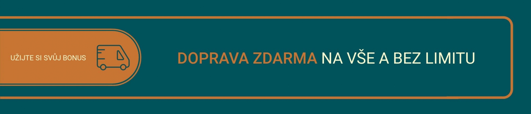Doprava zdarma na vše a bez limitu