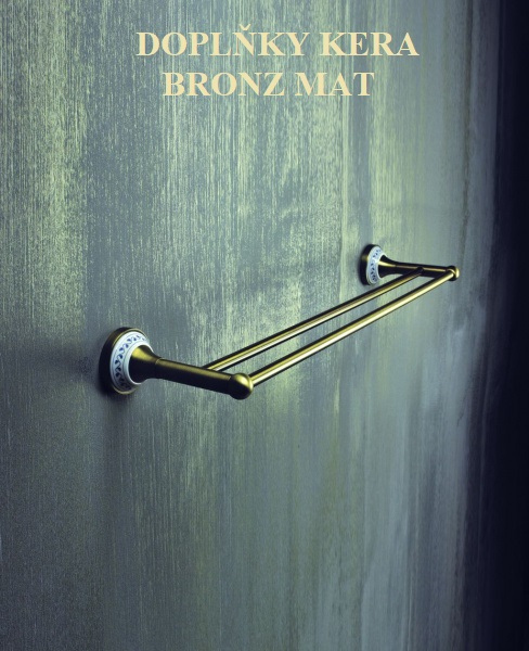 KOUPELNOVÉ DOPLŇKY BEMETA KERA BRONZ MAT
