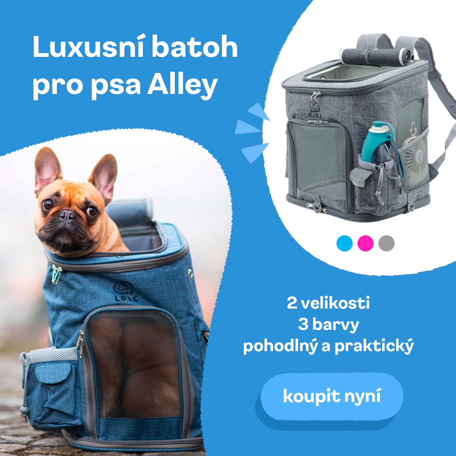 Alley batoh pro psa do 10 kg