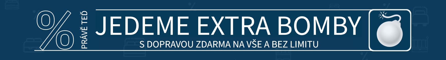 Extra slevy na vybraný nábytek