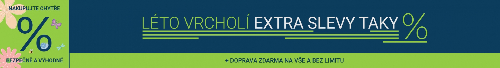Extra slevy v košíku na vybraný nábytek s dopravou zdarma