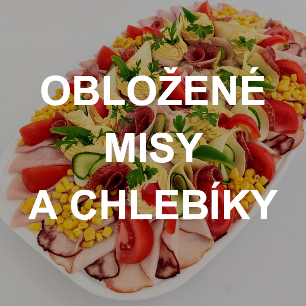 Obložené misy a chlebíky