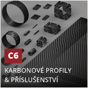 Série C6: Karbonové profily a příslušenství