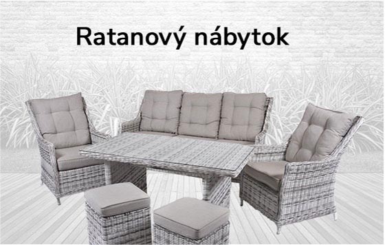Ratanový záhradný nábytok, súpravy a doplnky | Ratanea.sk