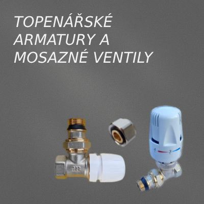 8 Topenářské armatury a rohové vent.