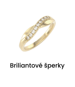 Zlaté briliantové šperky