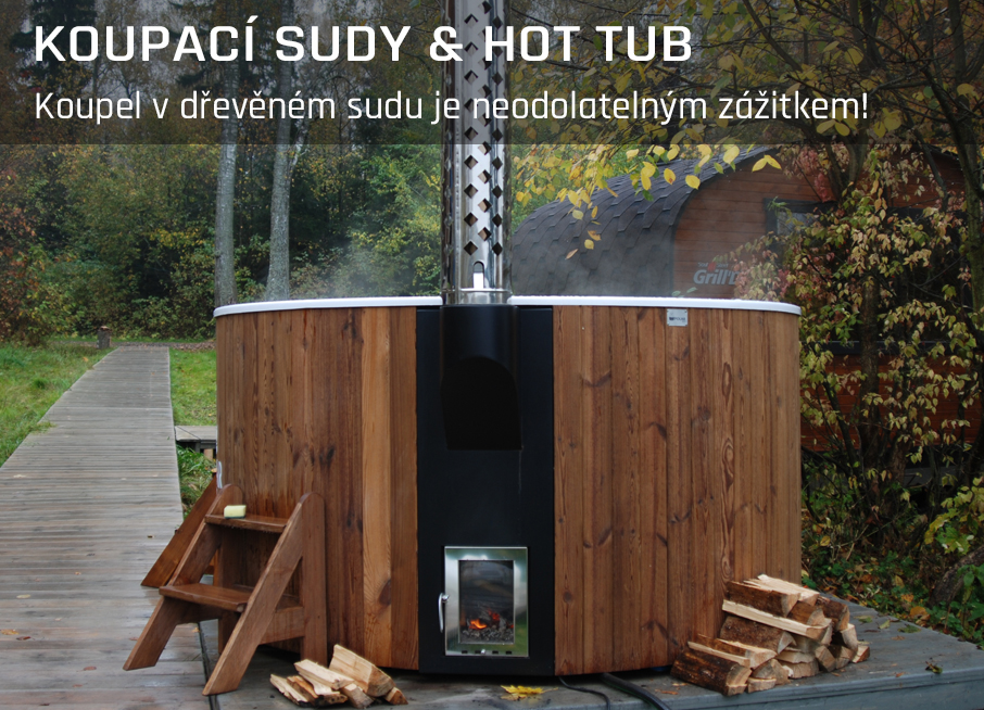 Ochlazovací káď k sauně, horký dřevěný koupací sud