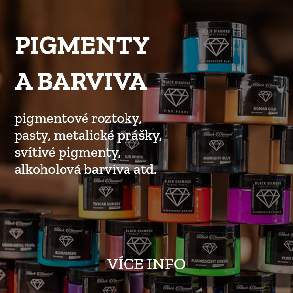 Pigmenty a barviva pro barvení epoxidové pryskyřice