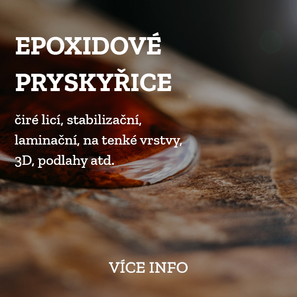 Epoxidové pryskyřice nejvyšší kvality přímo od výrobce z ČR