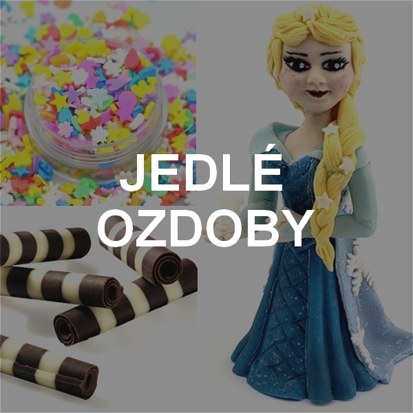 jedlé ozdoby, figúrky, čokoládové dekorácie