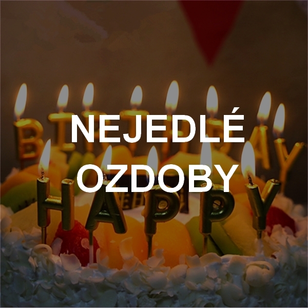 sviečky, ohňostroje, zapichovátka