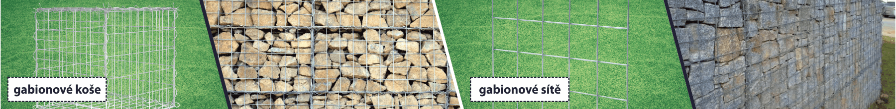 Gabionové koše a sítě