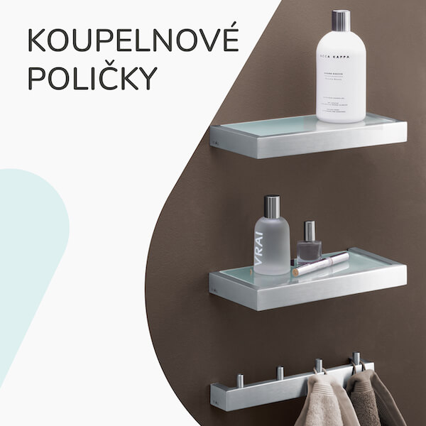 Koupelnové poličky
