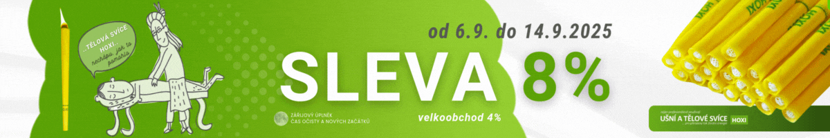 Nenechte si ujít úplňkovou slevu na tělové a ušní svíce