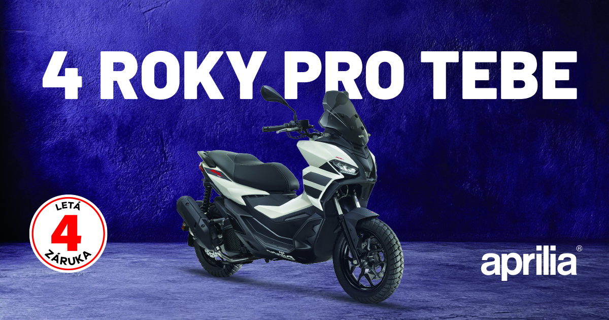 Aprilia záruka 4 roky