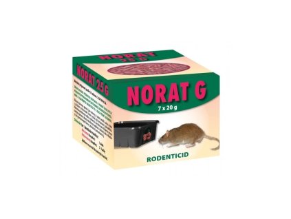 651211 rodenticid norat 25 g granule 7x20g