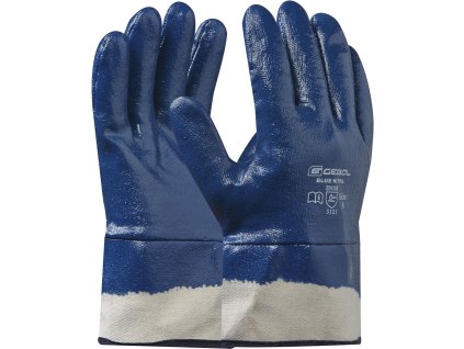 gebol pracovni rukavice blue nitril vel 10 en 388 kategorie ii ie401328