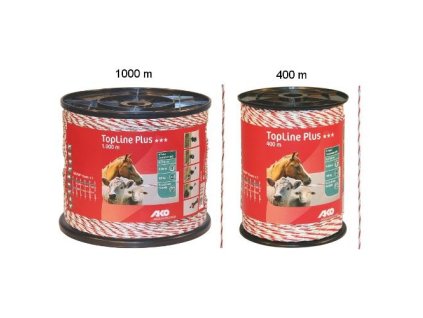 13341 polyetylenove lanko pro elektricke ohradniky 3 mm tricond 1000 m