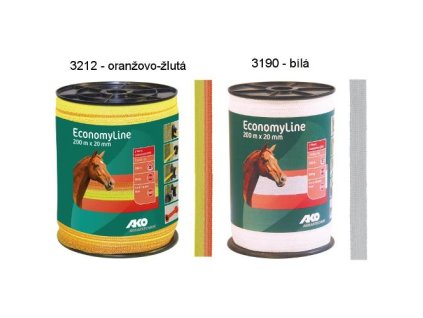 Polyetylenová páska pro ohradníky EconomyLine BASIC - bílá