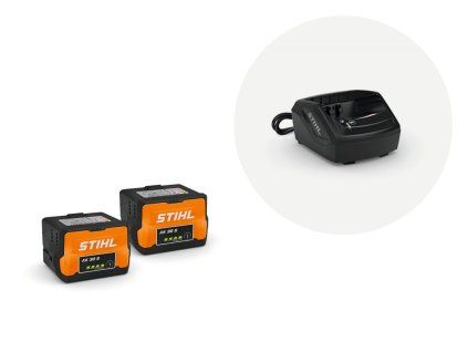 Sada STIHL 2× AK 30 S a nabíječka AL 101