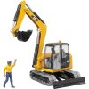 vyrp12 8345Pasovy minibagr Caterpillar s figurkou stavebniho delnika Bruder 02594 2