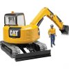 vyrp13 8345Pasovy minibagr Caterpillar s figurkou stavebniho delnika Bruder 02594 3