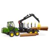 15492 2 lesnicky traktor john deere s prepravnikem dreva