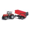Traktor Massey Ferguson 7480 s vozem