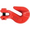 Zkracovací hák pro řetězy 10 mm, G 80 - červený