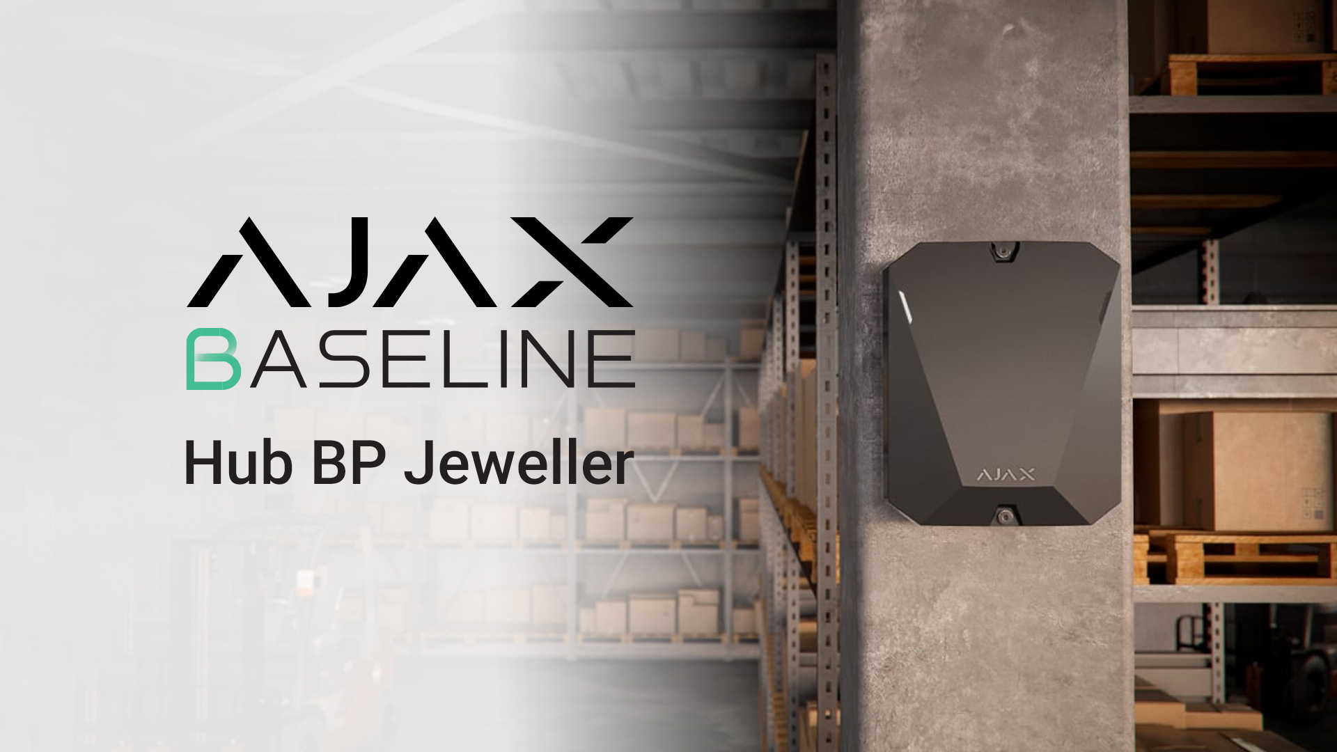 Ajax Hub BP – Bezdrôtový bezpečnostný rozbočovač s napájaním z batérie