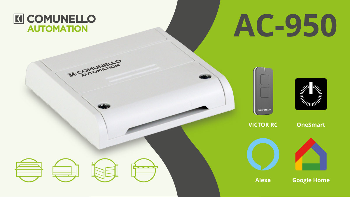 Comunello AC-950 – Inteligentné riadenie automatizácie pre všetky systémy