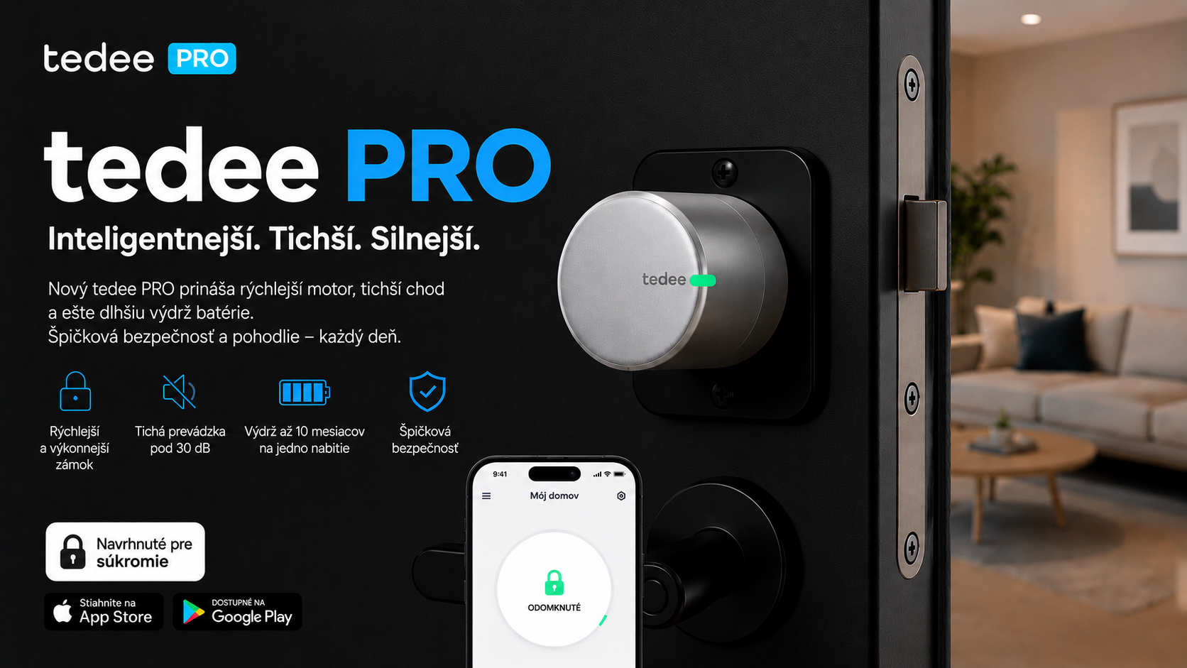 Tedee PRO: Nová úroveň bezpečnosti a pohodlia pre váš domov