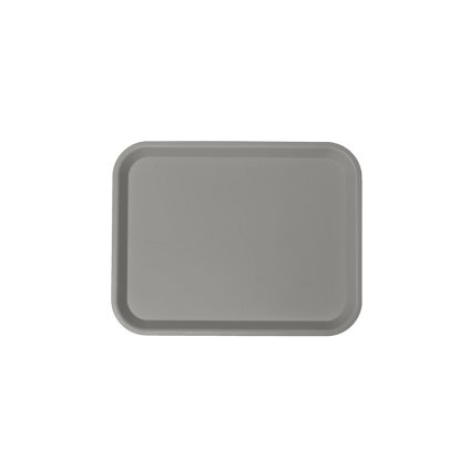 Jídelní podnos klasický, hliníková šedá, 345x270 mm