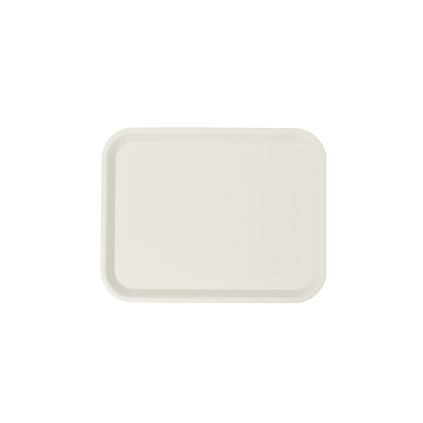 Jídelní podnos klasický, jasná bílá, 345x270 mm