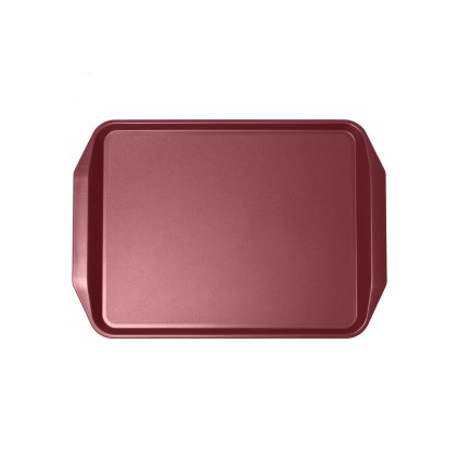Jídelní podnos klasický, vínová červená, 430x310 mm