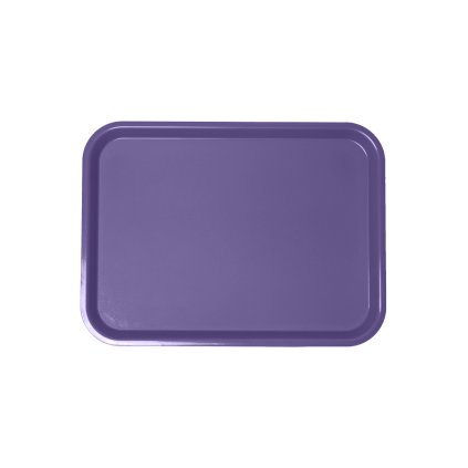 Jídelní podnos klasický, modrá lila, 415x305 mm