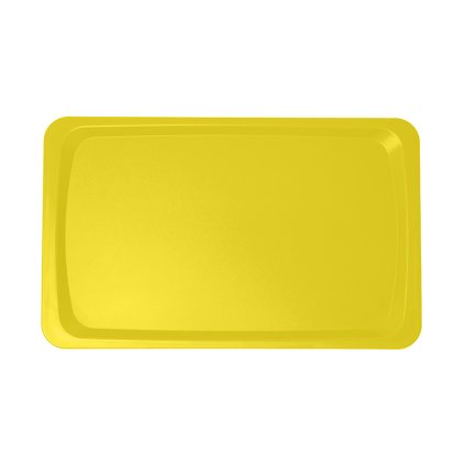 Jídelní podnos klasický, sírově žlutá, 530x325 mm
