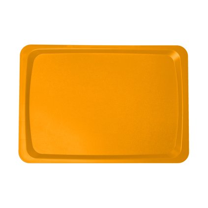 Jídelní podnos klasický, melounová žlutá, 530x370 mm