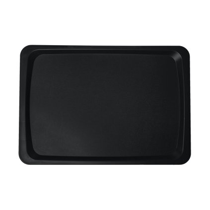 Jídelní podnos klasický, grafitová černá, 530x370 mm