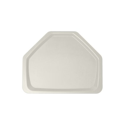 Jídelní podnos zkosený, jasná bílá, 415x305 mm