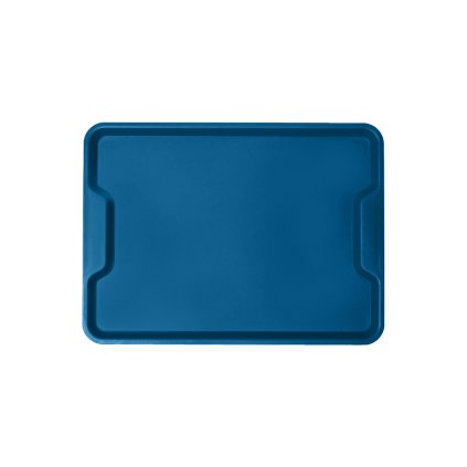 Jídelní podnos ergonomický s uchy, hořcová modrá, 415x305 mm