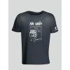 Tričko "na kaši" ebenově šedá 2XL
