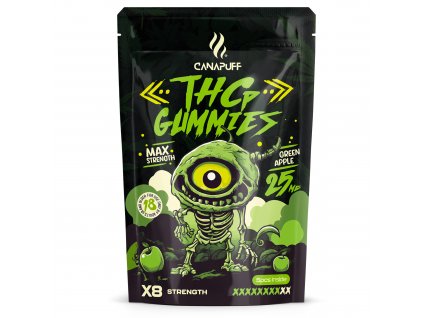 THCp gummies green apple RENDER